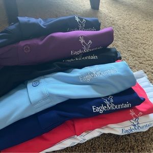 Under Armour golf polo - Eagle mountain golf club logo